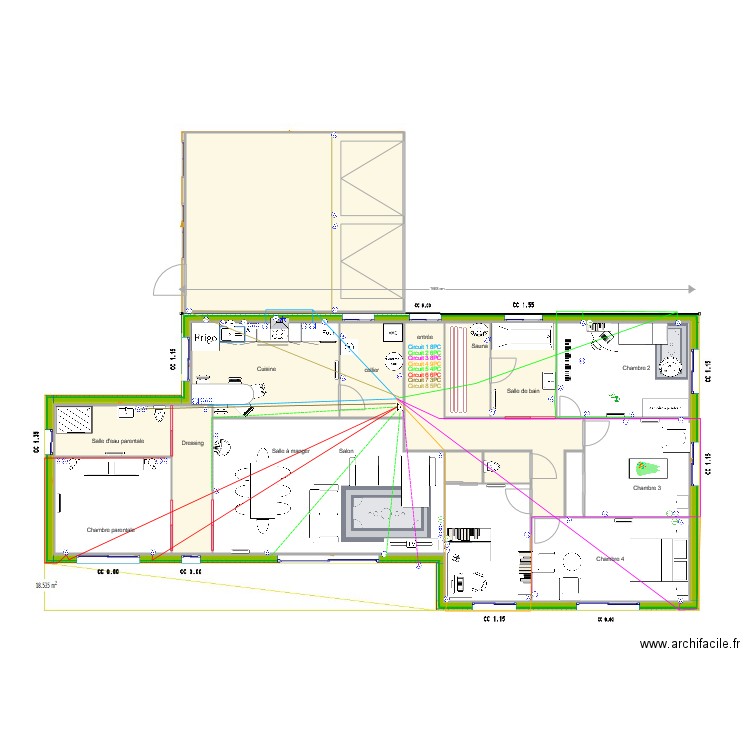 Colin V5 circuits 50 PC. Plan de 0 pièce et 0 m2