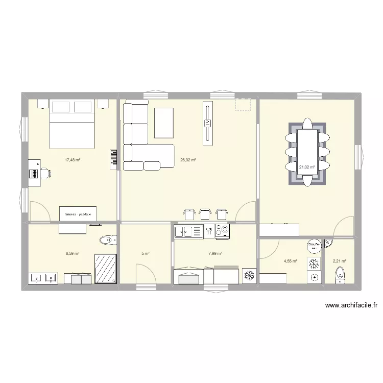 maison 2. Plan de 