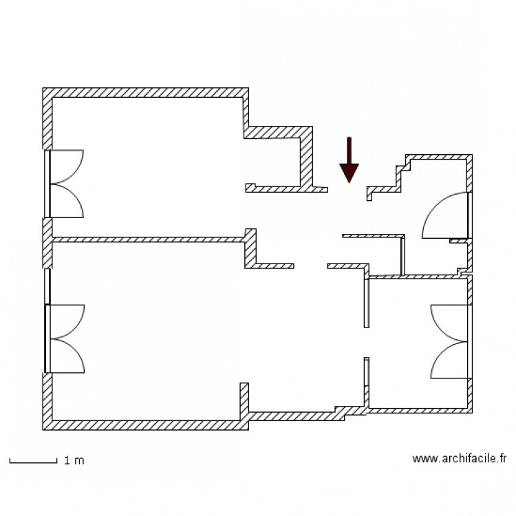 Appart ruisseau vierge. Plan de 0 pièce et 0 m2