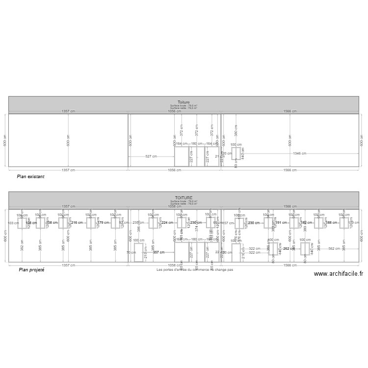 PCMI 5 Plan de façade OUEST. Plan de 0 pièce et 0 m2