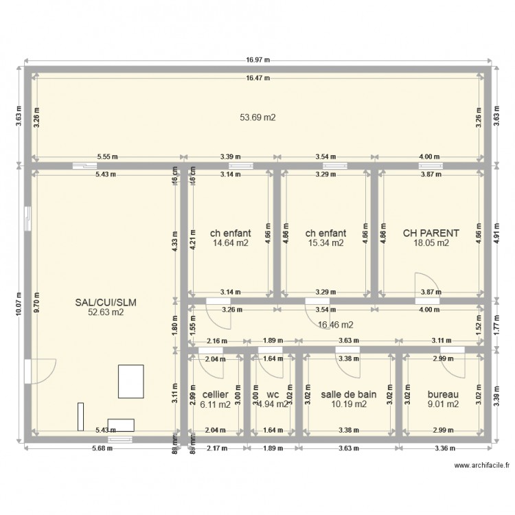 plan mathilde. Plan de 0 pièce et 0 m2