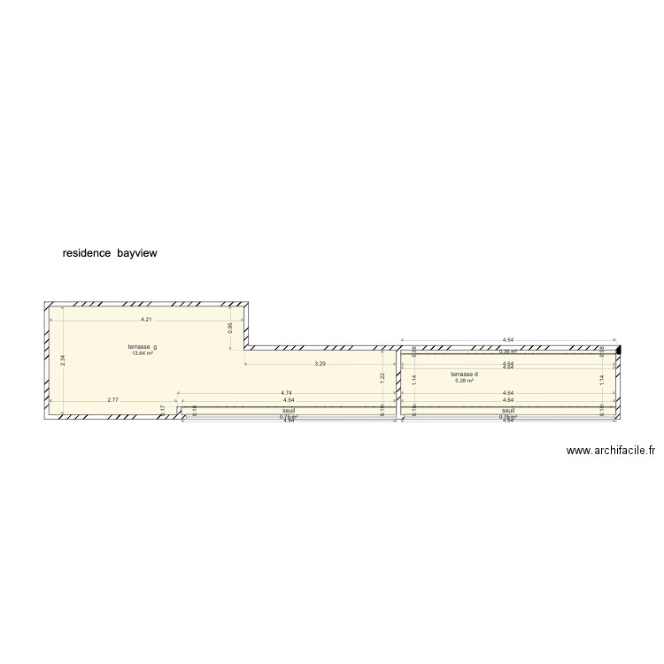 residence bayview. Plan de 0 pièce et 0 m2