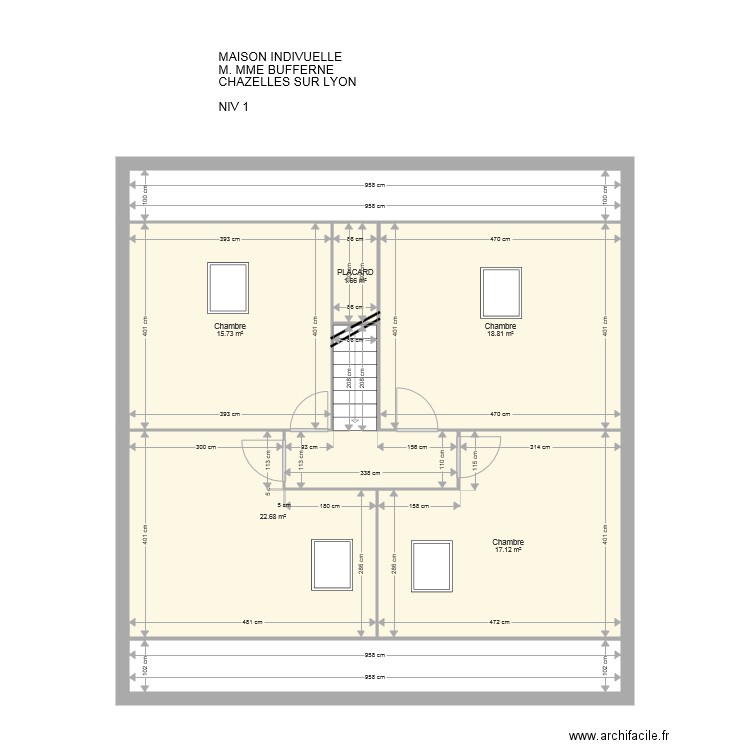 BUFFERNE. Plan de 0 pièce et 0 m2