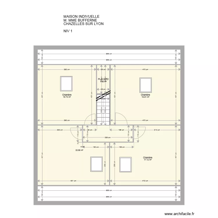 BUFFERNE. Plan de BUFFERNE. Plan de