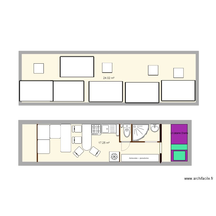 Wani. Plan de 0 pièce et 0 m2