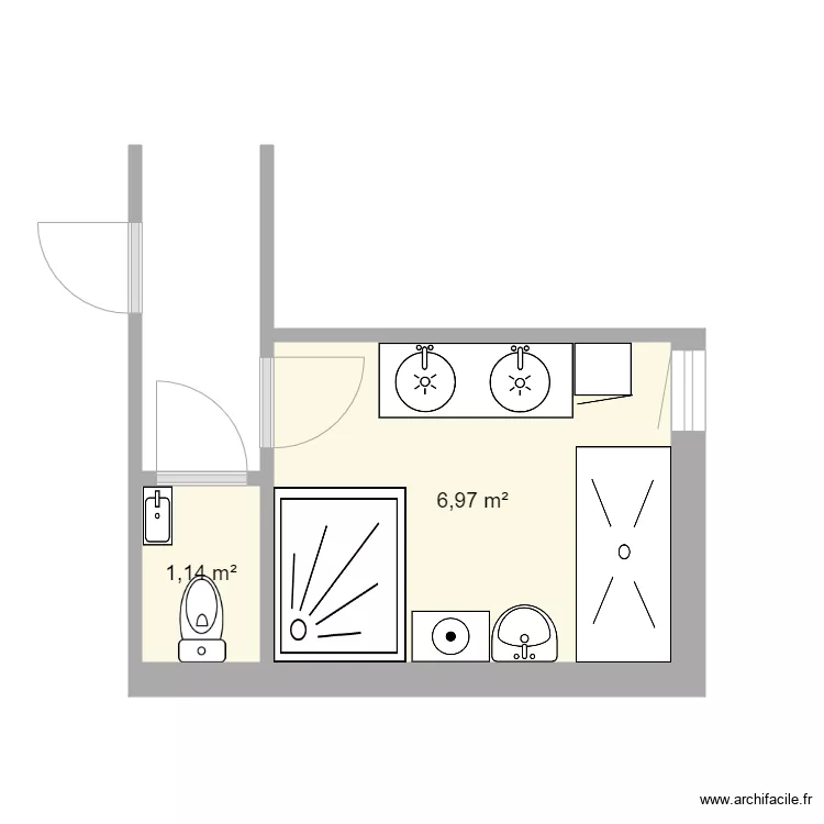 vervaeck actuel. Plan de 