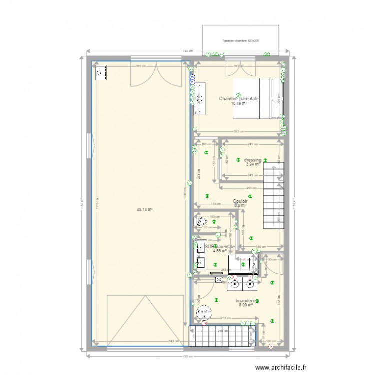 maison gauthier. Plan de 0 pièce et 0 m2