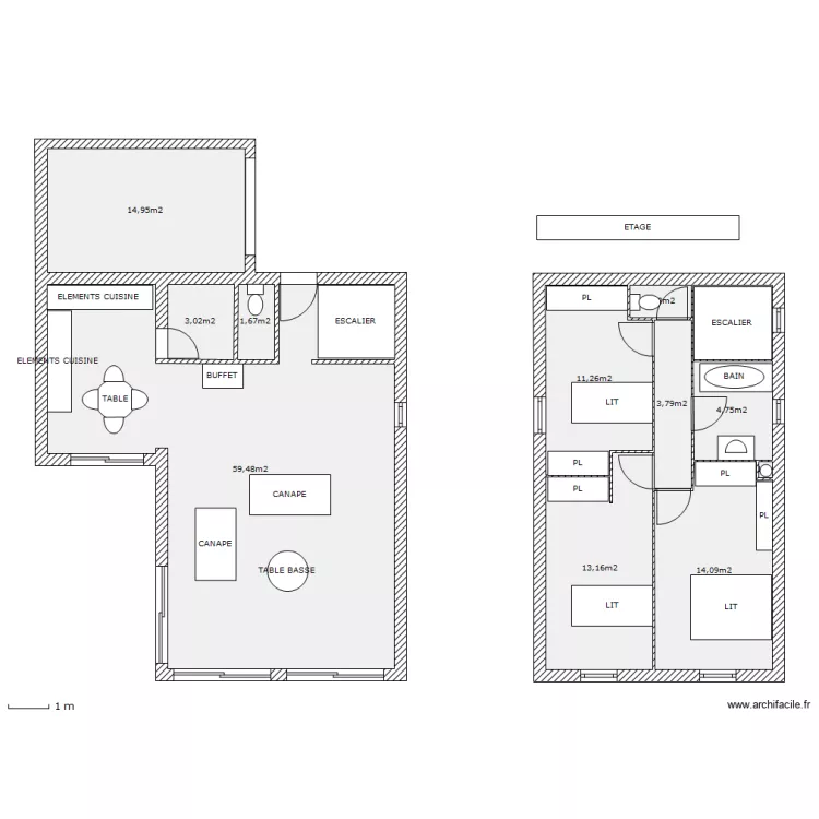 STYLE HOUSE AMENAGEMENT. Plan de STYLE HOUSE AMENAGEMENT. Plan de