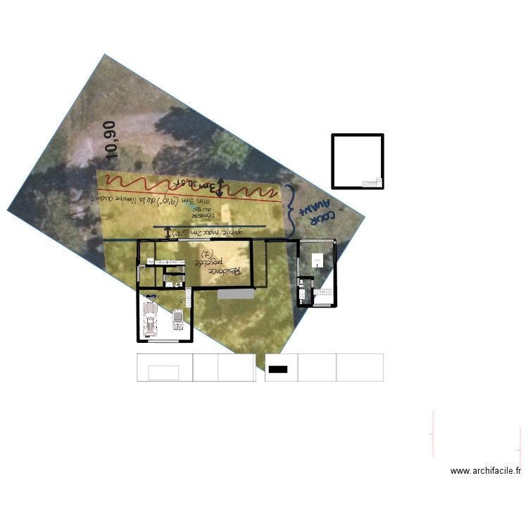 chalet loft b 2024. Plan de 8 pièces et 114 m2