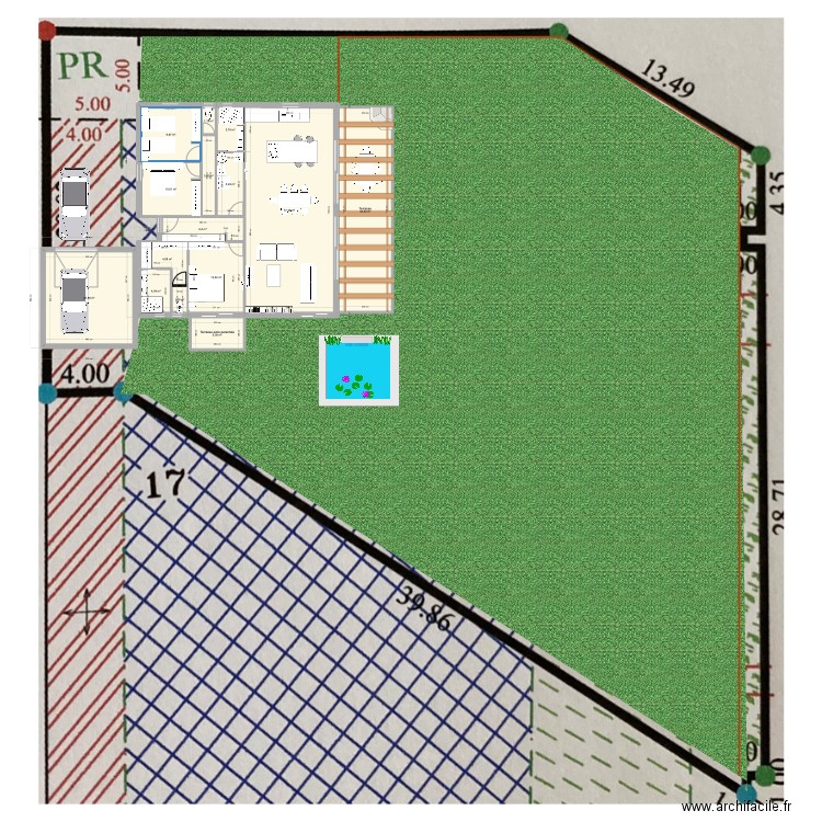 Revest du Bion imp. Plan de 15 pièces et 186 m2