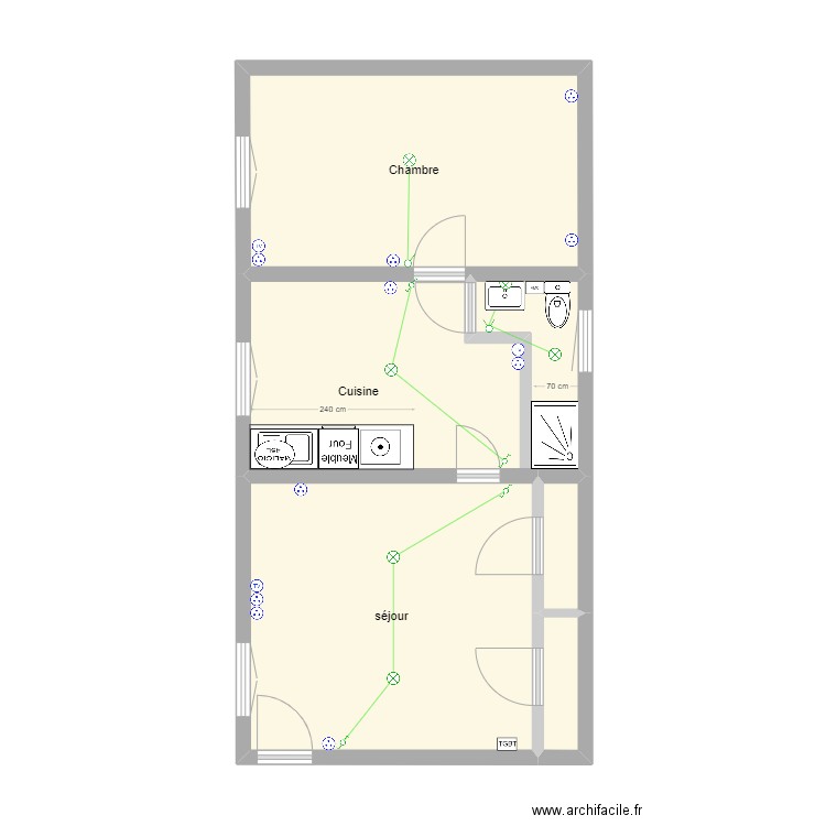 Narbonne 6 A11. Plan de 0 pièce et 0 m2