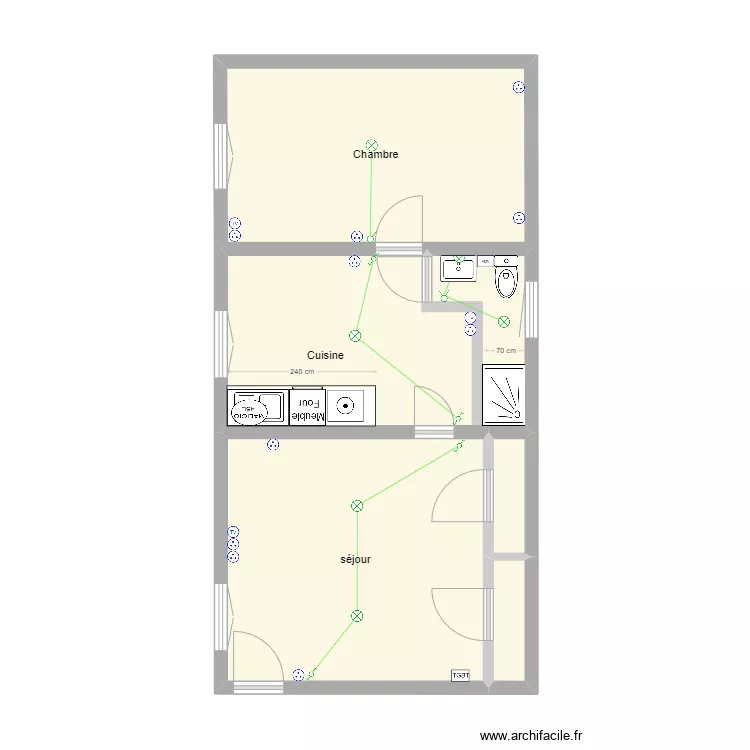 Narbonne 6 A11. Plan de 