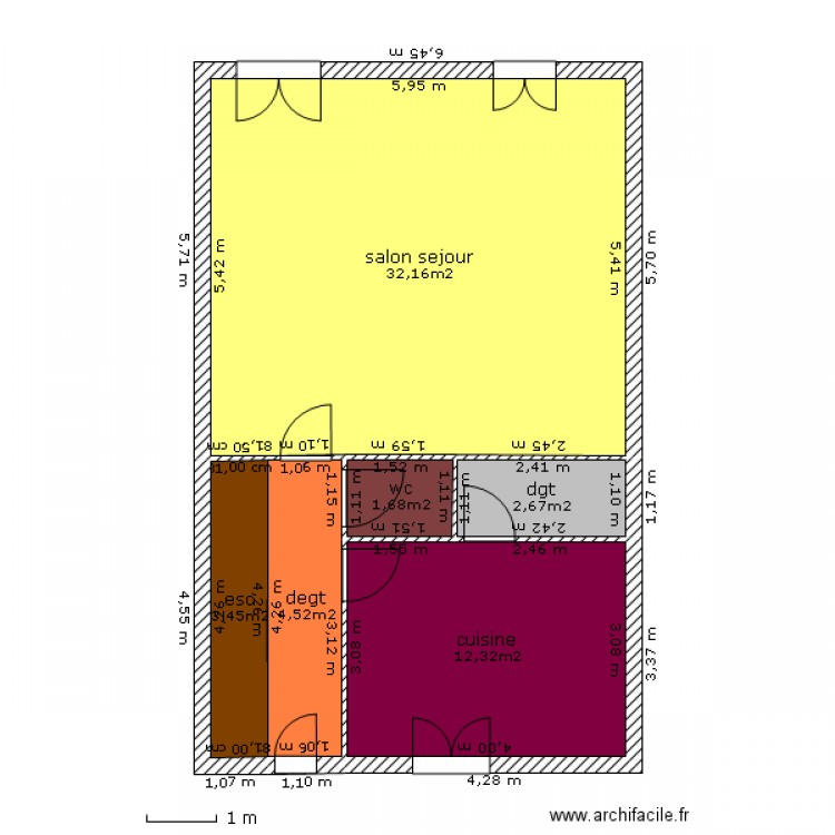 rdc ottmarsheim. Plan de 0 pièce et 0 m2