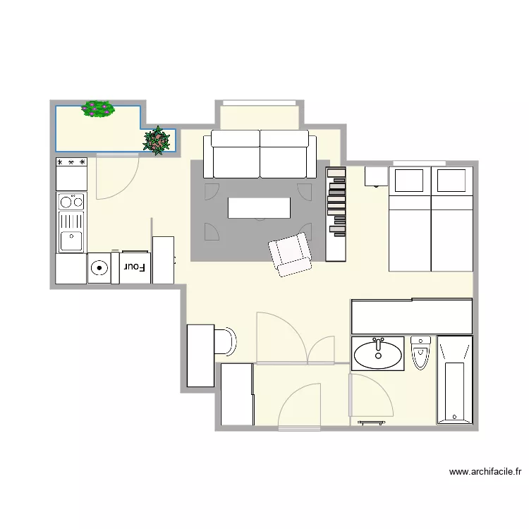 STUDIO PARIS. Plan de STUDIO PARIS. Plan de