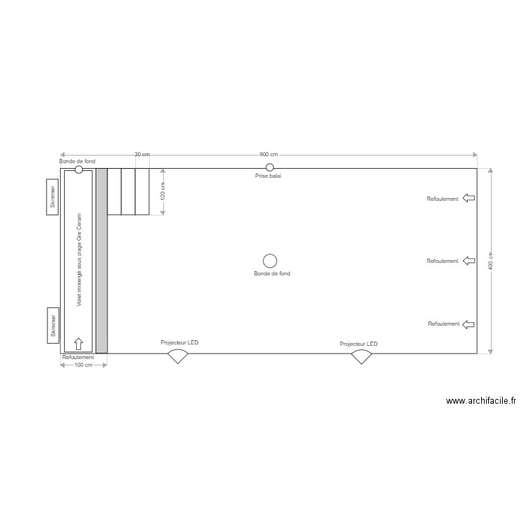 Projet Auverlau. Plan de 0 pièce et 0 m2