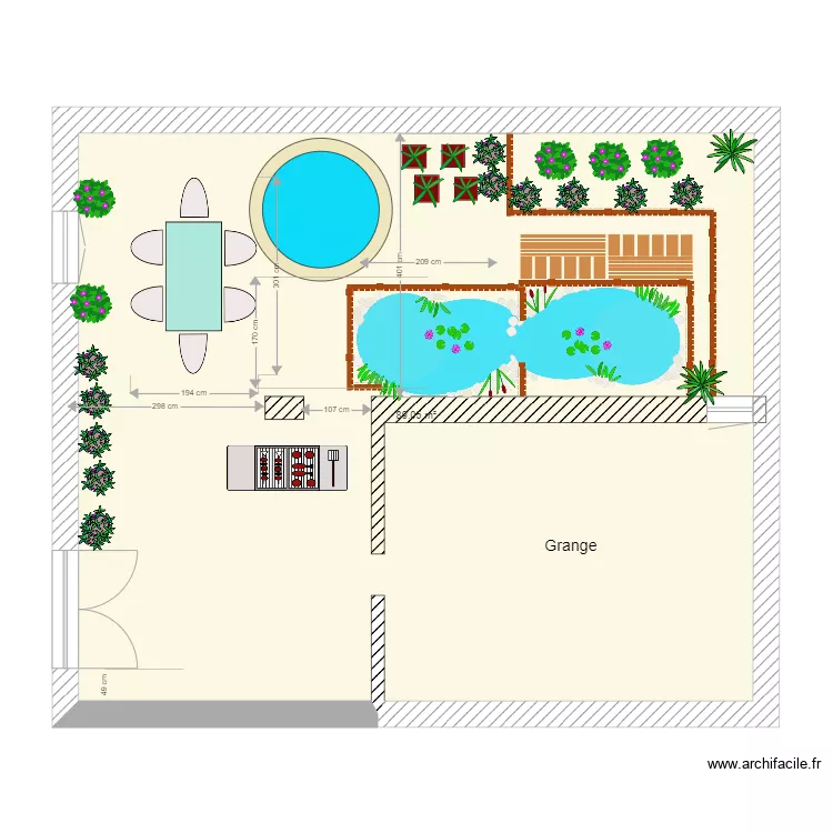 cour pour bassin modif 2. Plan de 