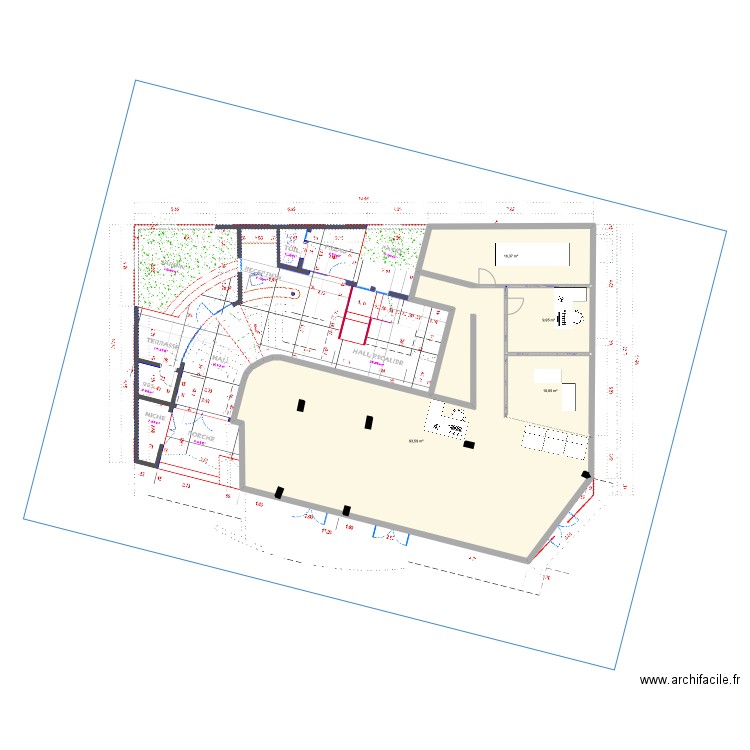 BUREAU. Plan de 0 pièce et 0 m2