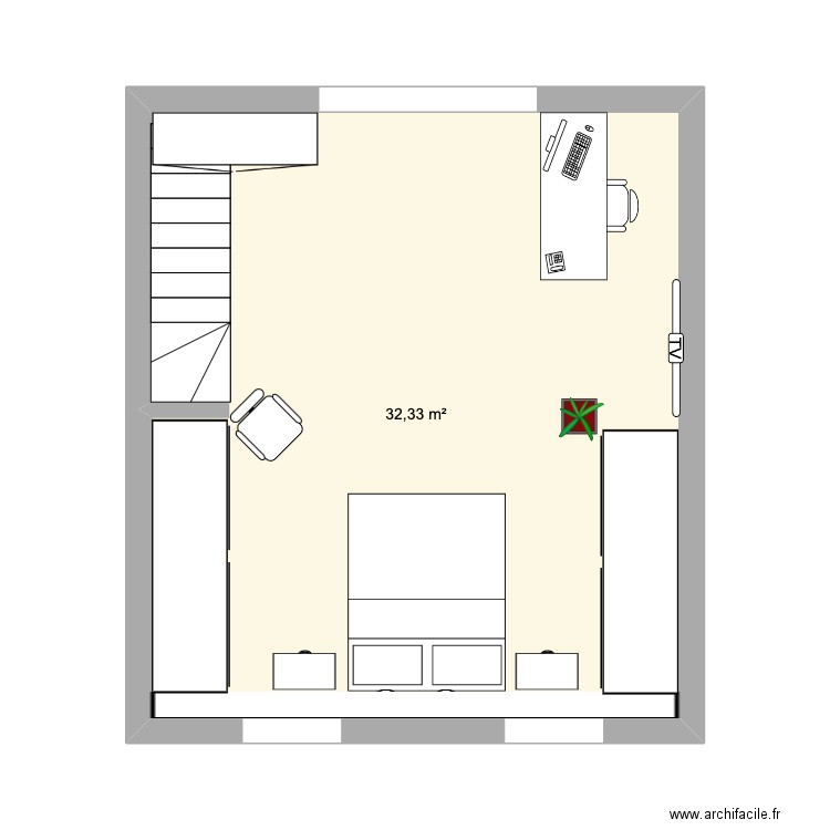 Appart1030 - Etage2. Plan de 0 pièce et 0 m2