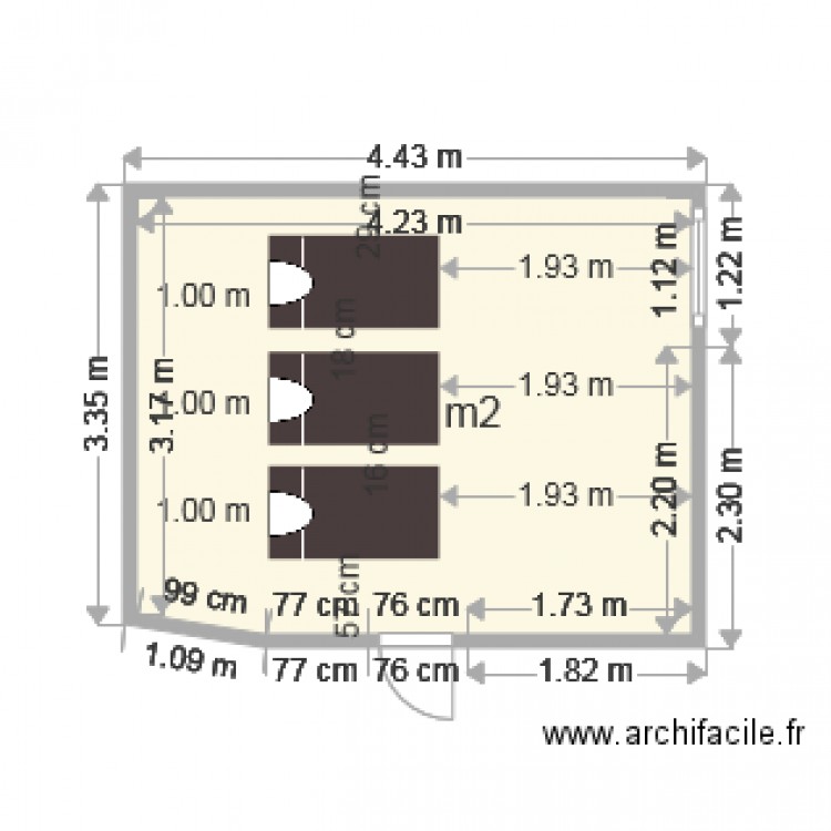 impasse barnabé. Plan de 0 pièce et 0 m2