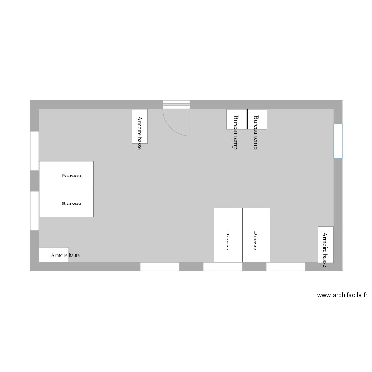 PLAN DU BUREAU. Plan de 0 pièce et 0 m2