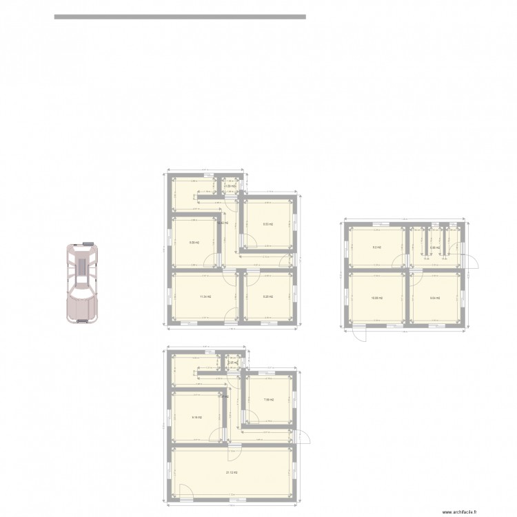 Plan Ambohimanandray. Plan de 0 pièce et 0 m2