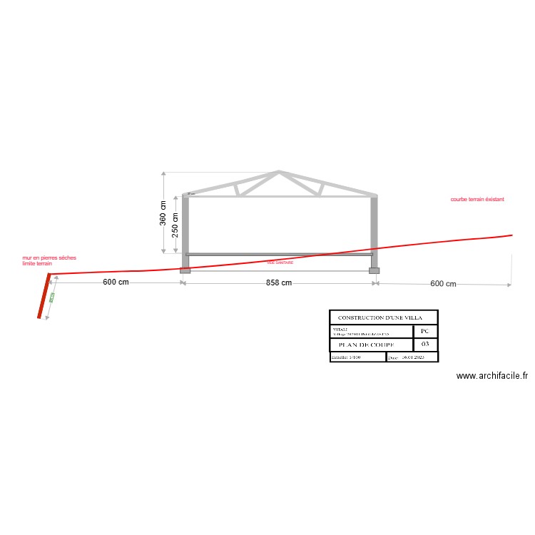 plan de coupe fred 2023. Plan de 0 pièce et 0 m2