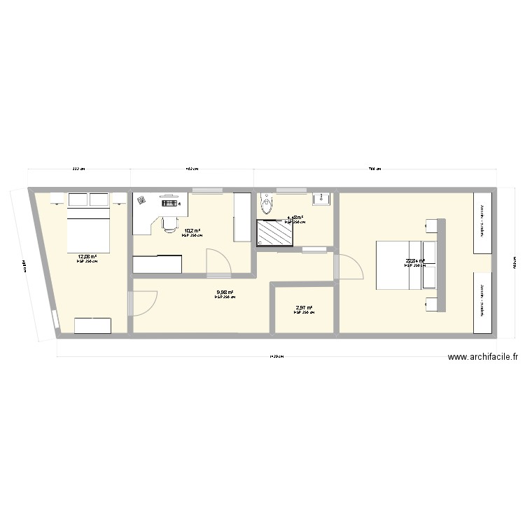étage. Plan de 0 pièce et 0 m2