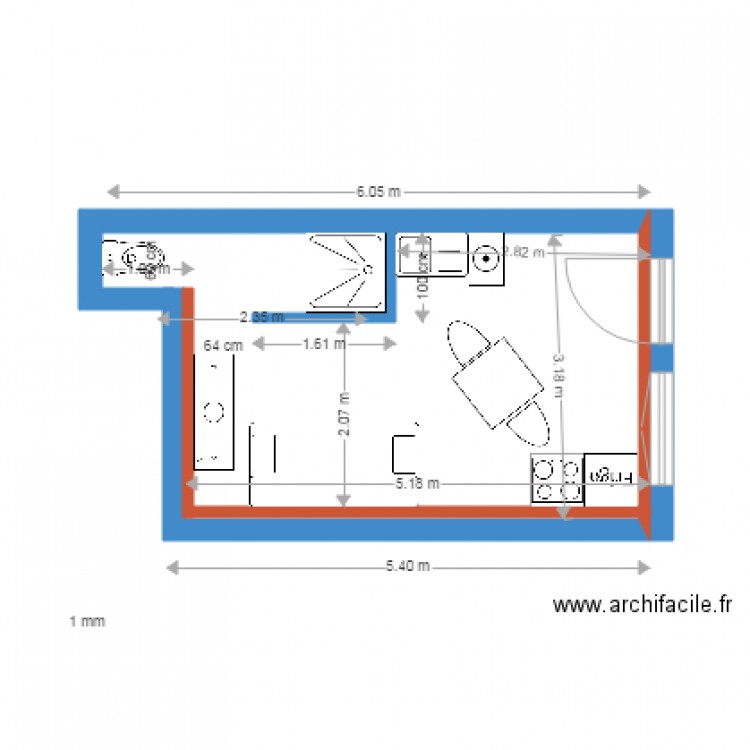 Plan. Plan de 0 pièce et 0 m2