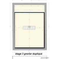 Luxeuil &eacute;tage 3 (grenier)  dupliqu&eacute;