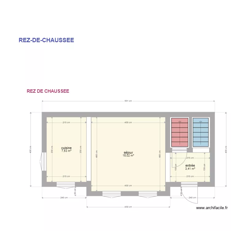 MODELE 1 TYPE. Plan de 