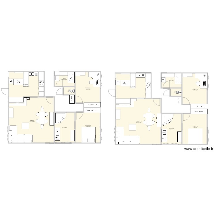 maison. Plan de 0 pièce et 0 m2