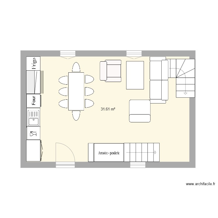 étage 1. Plan de 0 pièce et 0 m2