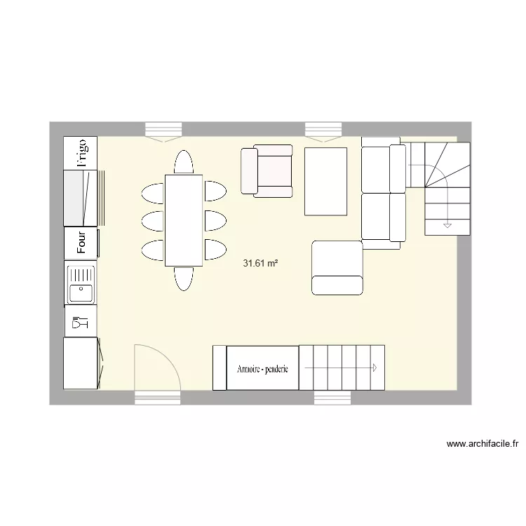 &eacute;tage 1. Plan de 