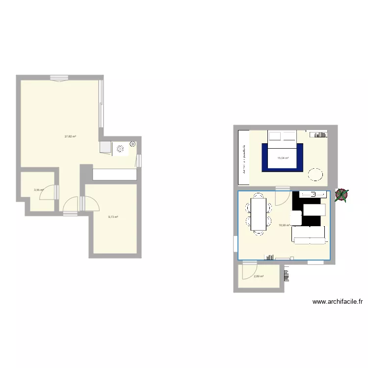 Appartement Max. Plan de Appartement Max. Plan de