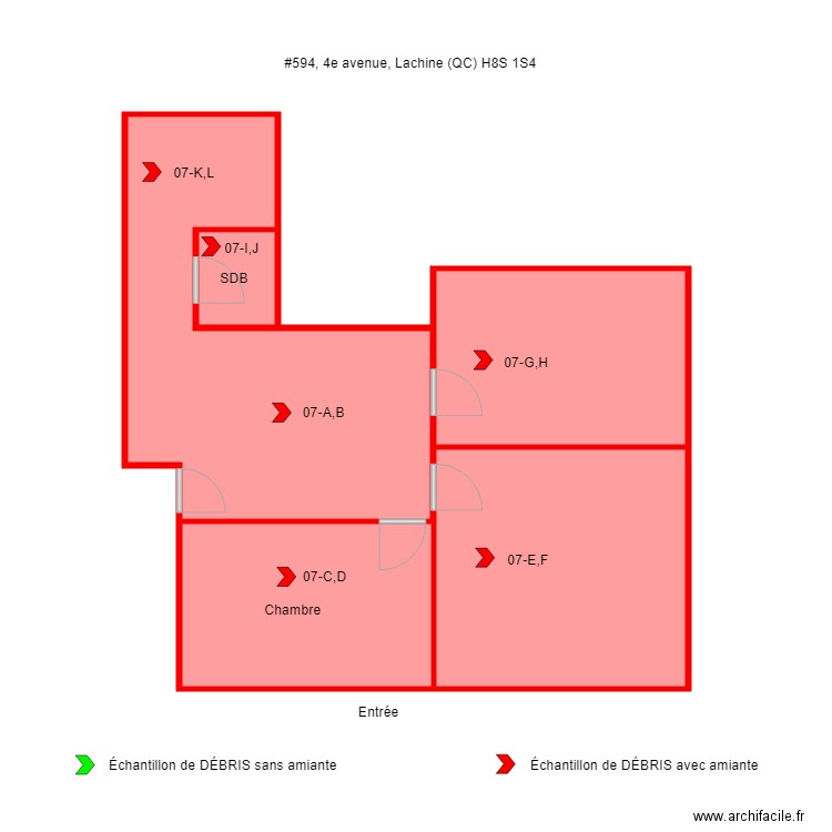 594 4e. Plan de 0 pièce et 0 m2