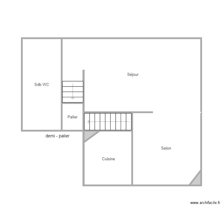 rdc tessier. Plan de 0 pièce et 0 m2