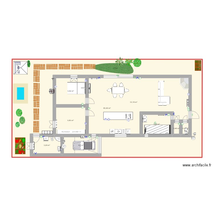 Maison Veniss. Plan de 0 pièce et 0 m2