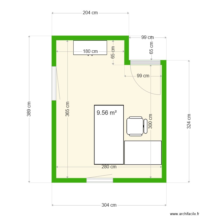 Bureau Mévergnies. Plan de 0 pièce et 0 m2