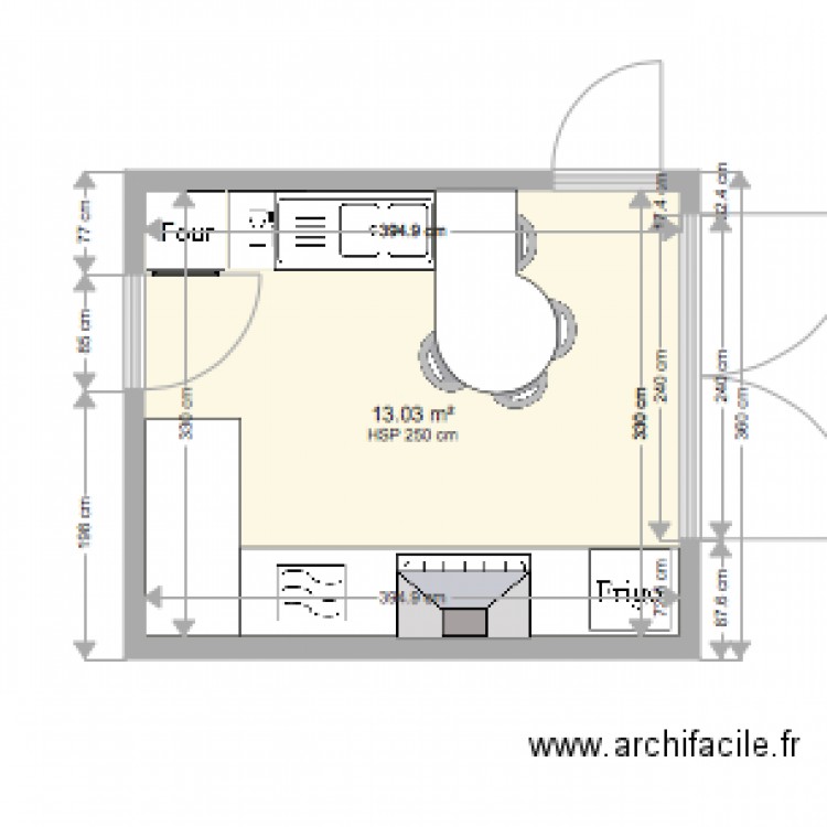 verdrin cuisine. Plan de 0 pièce et 0 m2