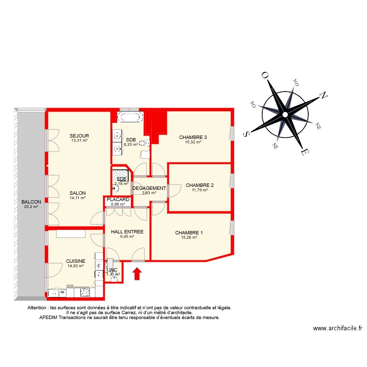 BI 6293. Plan de 0 pièce et 0 m2