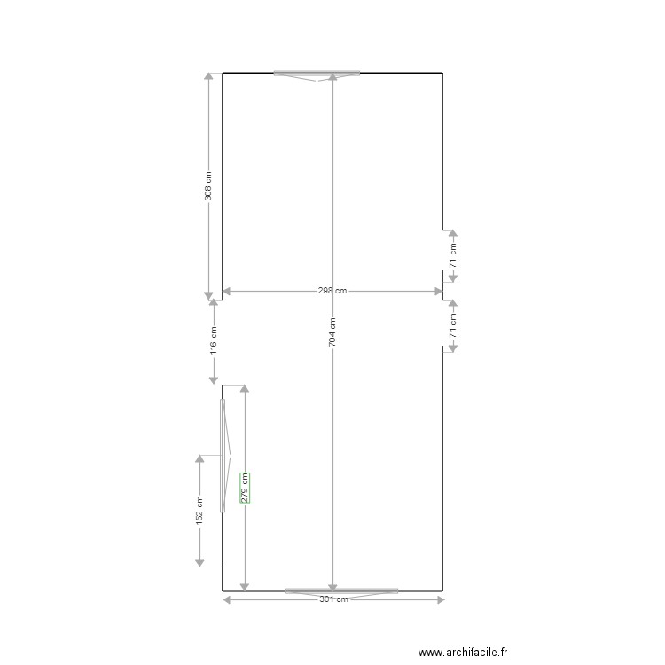 RDC HOUDA. Plan de 0 pièce et 0 m2