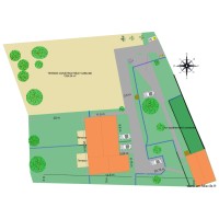 plan de masse Réalmont 1T3 1T4 et terrain constructible