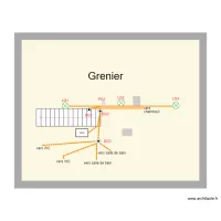 Chemin de fer grenier electrique A1