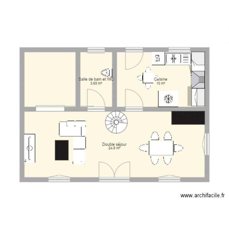 MAISON. Plan de 0 pièce et 0 m2