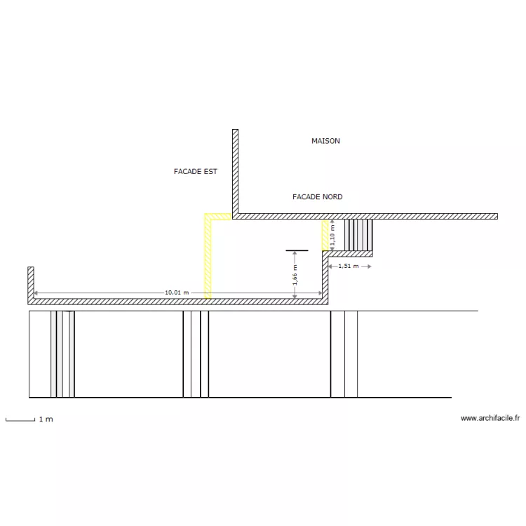 PIECE 2-2     VUE EN PLAN. Plan de 