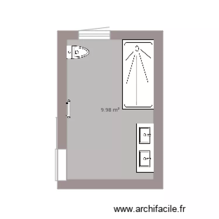 Salle bain. Plan de Salle bain. Plan de