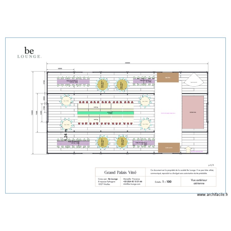 CLEMENCE ET HUBERT. Plan de 0 pièce et 0 m2