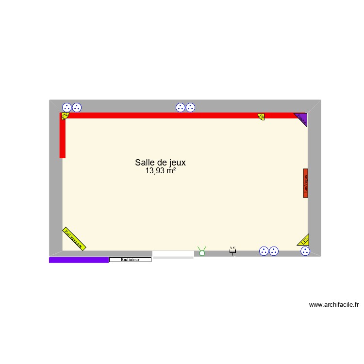 Salle de jeux2. Plan de 0 pièce et 0 m2