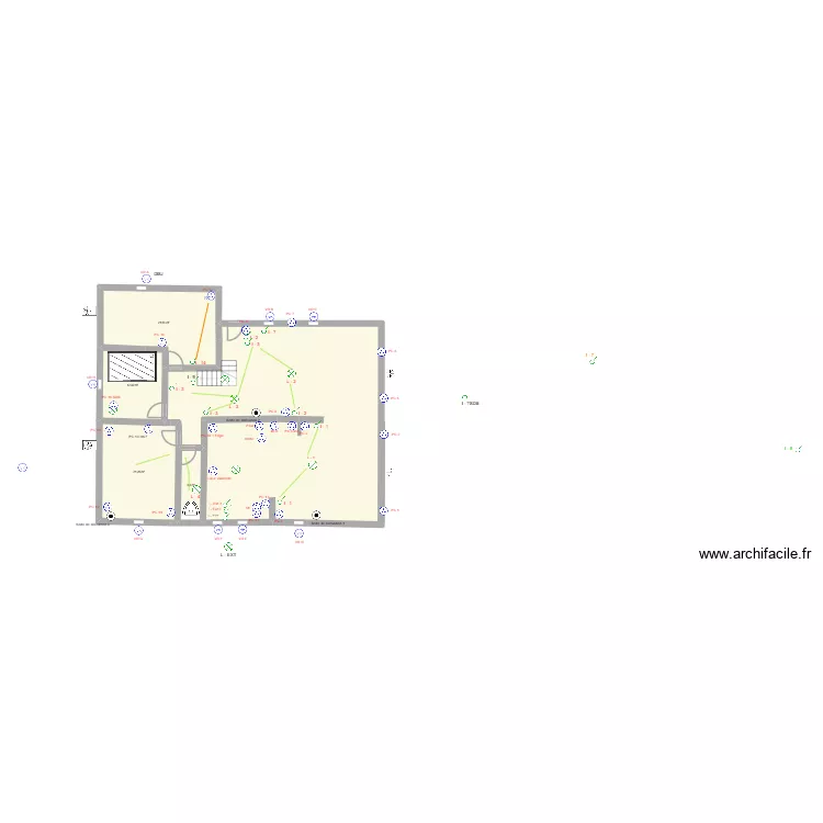 Jeean-Claude Maison RDC. Plan de 