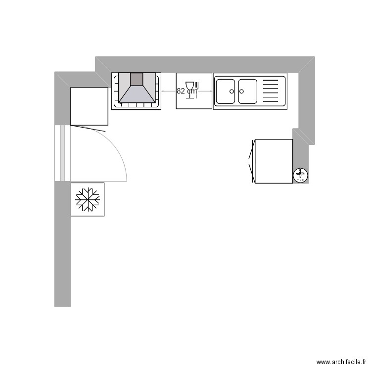 CuisineCommuns2. Plan de 0 pièce et 0 m2